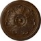 Ekena Millwork Legacy Acanthus Ceiling Medallion (Fits Canopies up to 3 1/2"), 12 3/4"OD x 7/8"P, Root Beer Crackle CM12LERBC - alternate 1